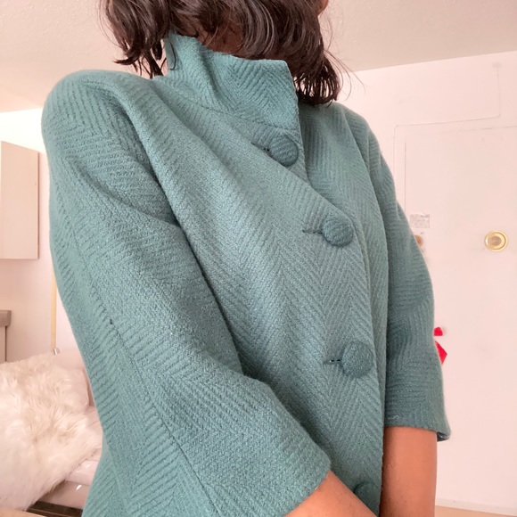 Vintage women reversible Pea coat NWT - Picture 4 of 9